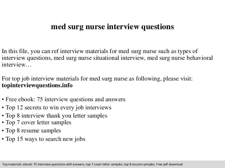 rn behavioral interview questions and answers