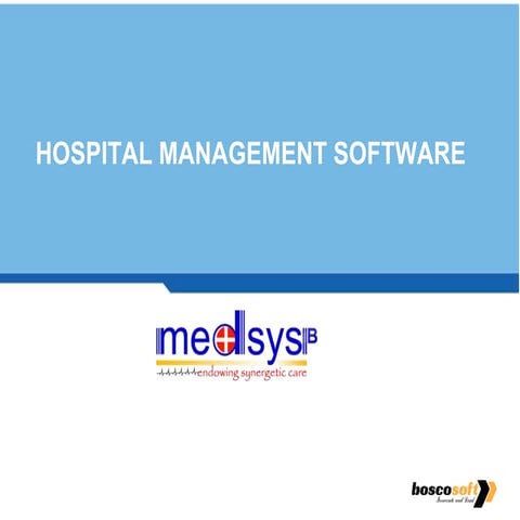 MedSysB - HOSPITAL MANAGEMENT SOFTWARE