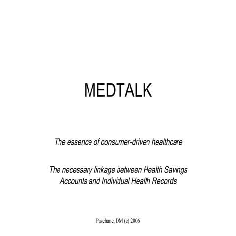 MEDTALK: Patient Psychology of Health IT