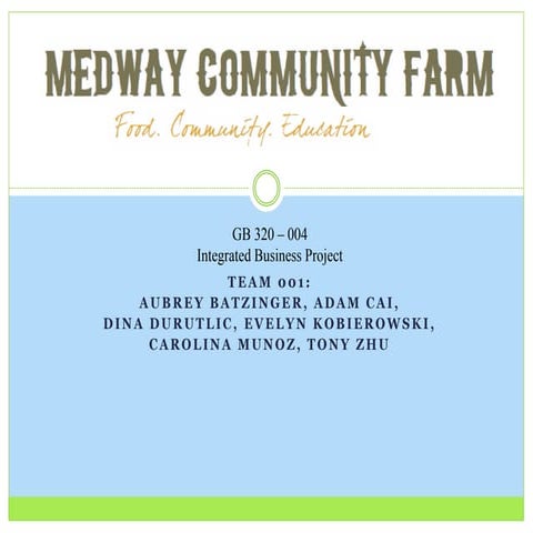 Medway communityfarm