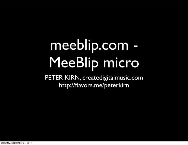 MeeBlip micro Build Workshop at InterAccess