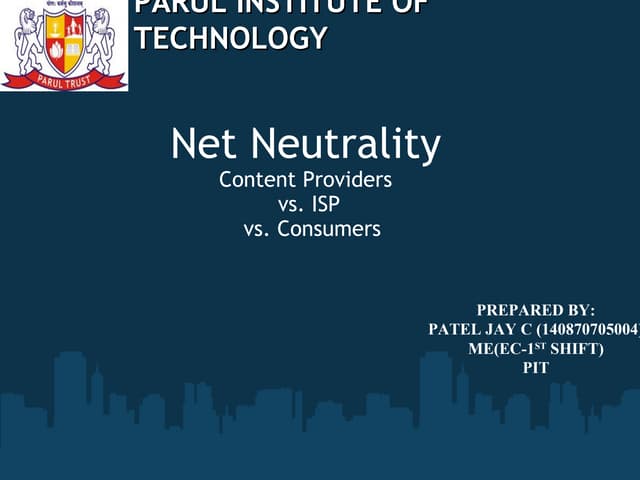 Net Nutrality