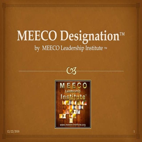 MEECO Leadership Institute Designation brochure 1 04-19
