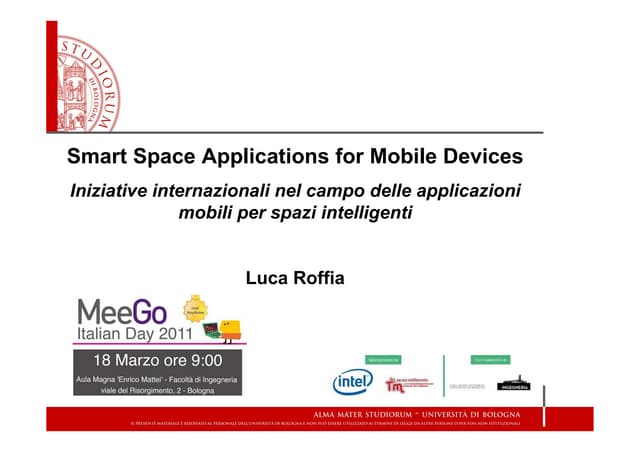 Meego Italian Day 2011 - Dr. Luca Roffia