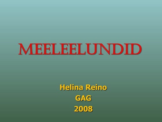 Inimene 2.Klass | PPT