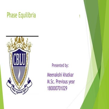 Phase equilibria by Meenakshi 