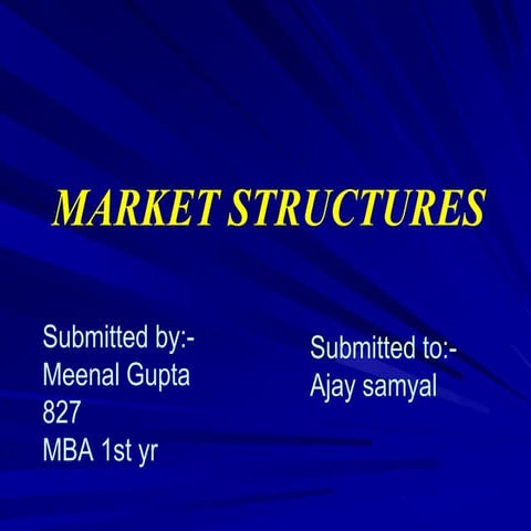 Market structure