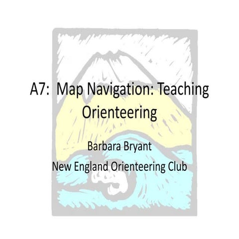 An orienteering curriculum | PPTX