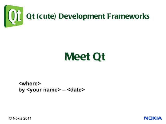Meet Qt