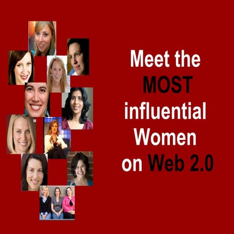 Meet The Most Influential Women in Web 2.0