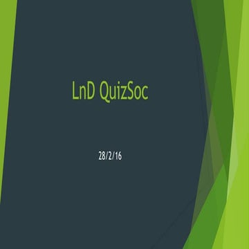 LnD QuizSoc Meet 2