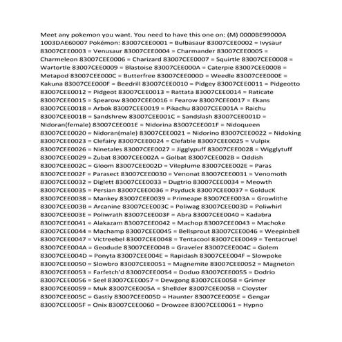Cheat codes | PDF