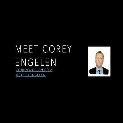 Meet Corey Engelen: Colorado and the World | PDF