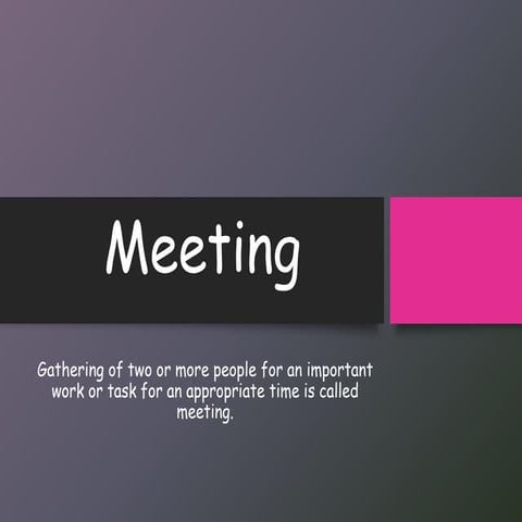 Meeting