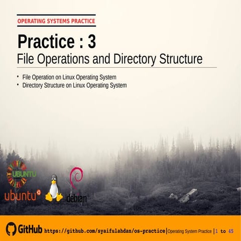 Operating System Practice : Meeting 4 - operasi file dan struktur direktori-s...
