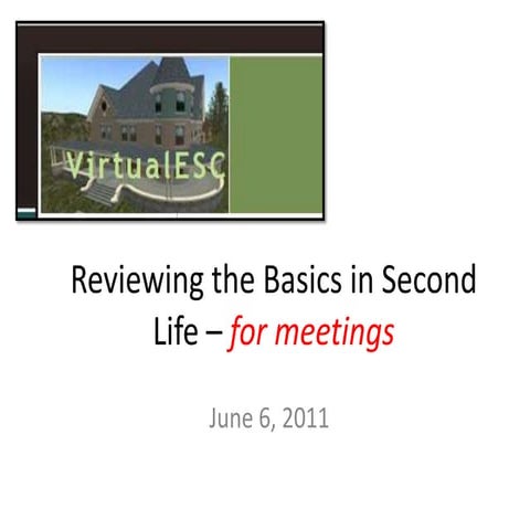 Meeting june6-11-basics