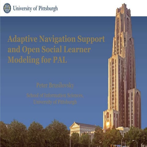 Adaptive Navigation Support and Open Social Learner Modeling for PAL