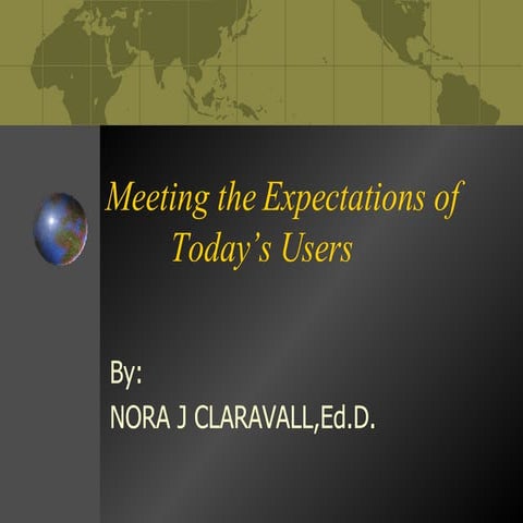 Meeting The Expectations Of Today’s Users