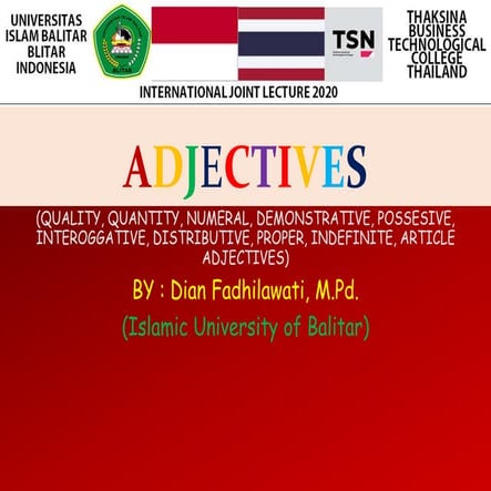 ADJECTIVES