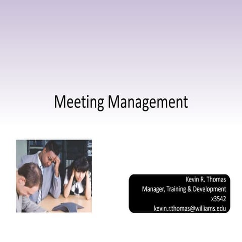 Meeting management