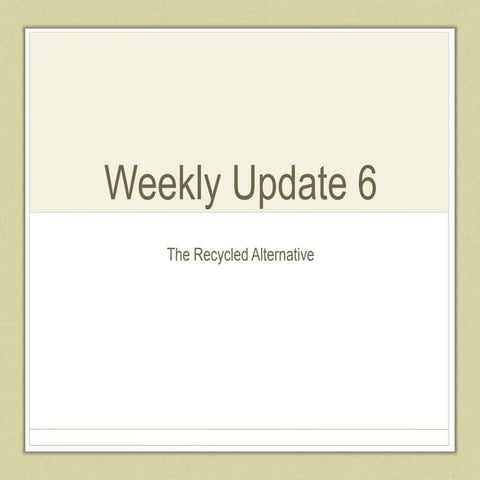 Weekly Update 2 | PPTX