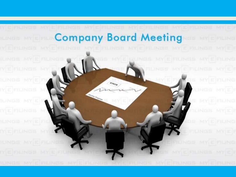Meeting of Board of Directors