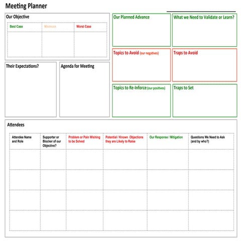 Meeting Planner Tool