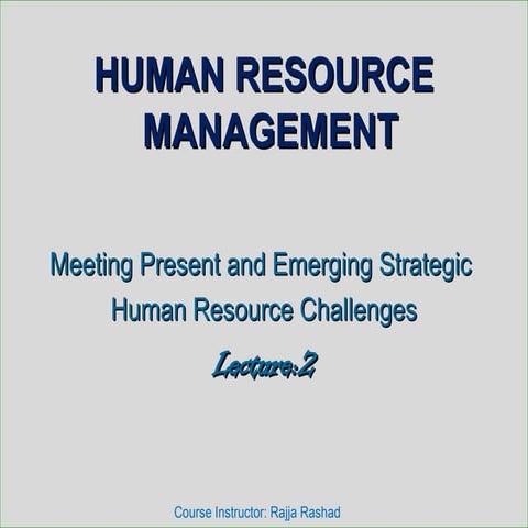 Trends in human resource management | PPTX