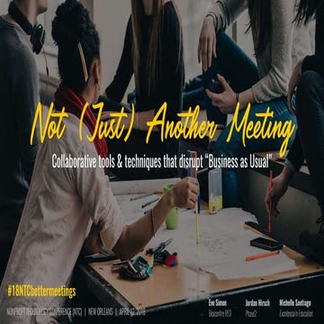 18NTC: Not just another meeting