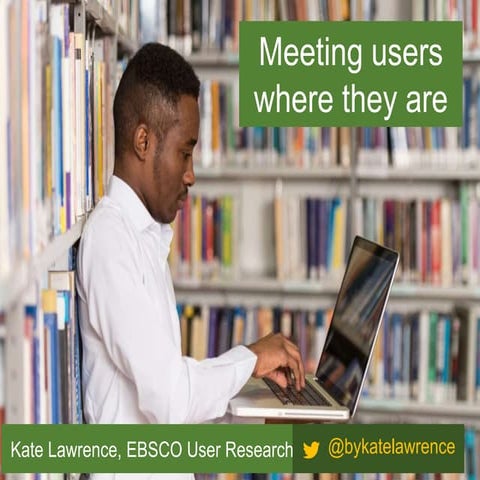 Meeting users where they are 1.1