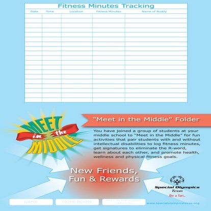 Meet In The Middle Menu Folder