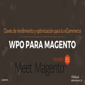 WPO para Magento - Meet Magento 2017