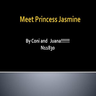 Meet princess  jasmine