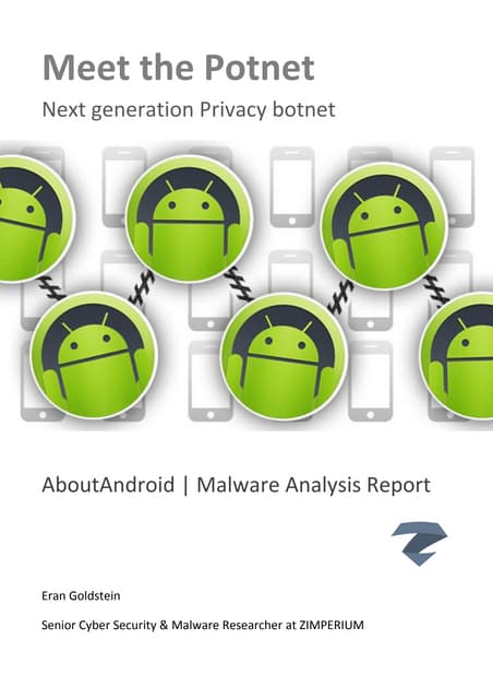 Meet the potnet - AboutAndroid | Malware Analysis Report