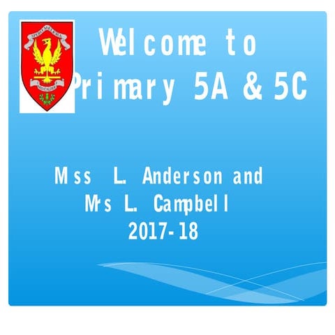 Meet the teacher  p5 2017-18