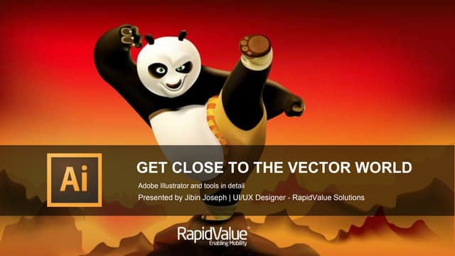 Meet The Vector Superhero - Seminar on Adobe Illustrator by RapidValue Solutions