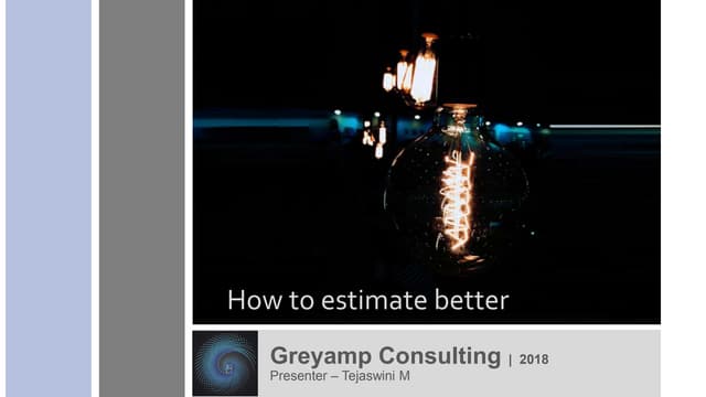 How to do Estimates (well) in Agile?