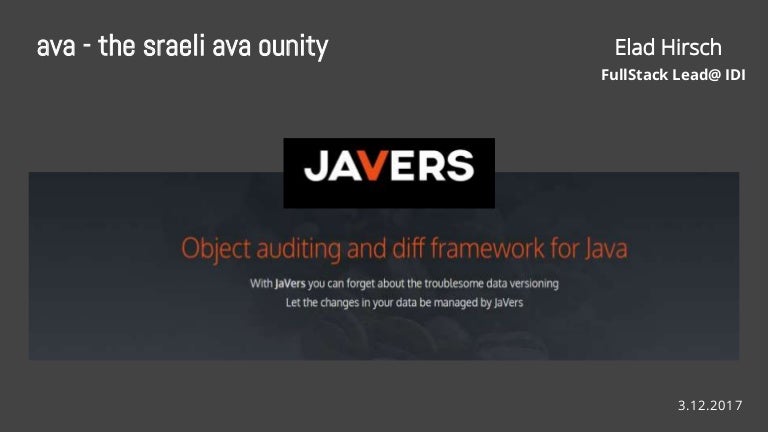 javers spring boot