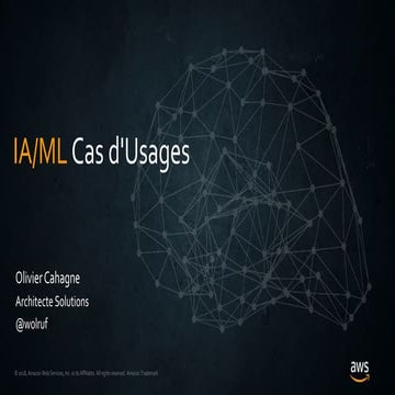 Meetup Niort Data - AWS Intelligence Artificielle