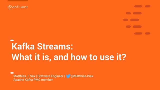 Kafka Streams: What it is, and how to use it?