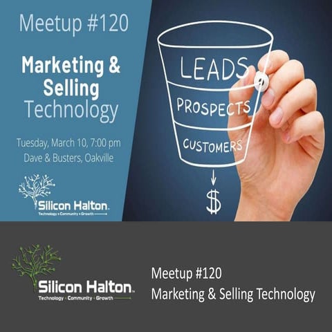 Meetup 120: Marketing and Selling Technology