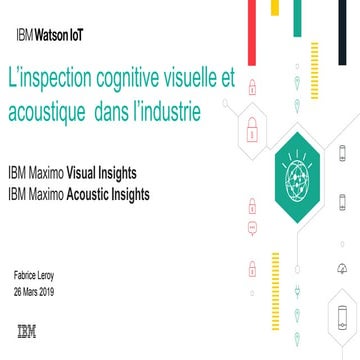 IBM Watson IOT - Acoustic or Visual Insights