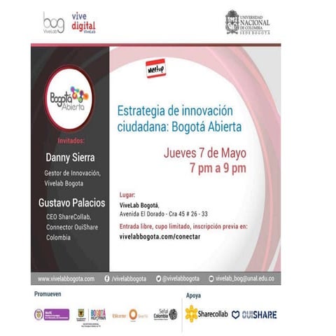 Estrategia de Innovación ciudadana: Bogota Abierta   - Sharecollab - Ouishare...