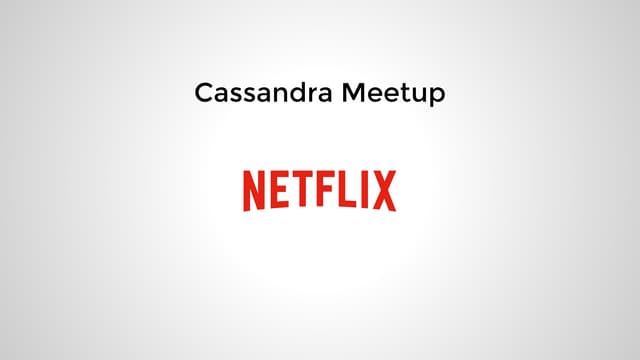 Cassandra @ Netflix: Monitoring C* at Scale, Gossip and Tickler & Python