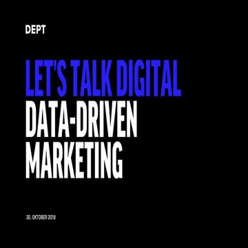 Meetup | Data-Driven Marketing