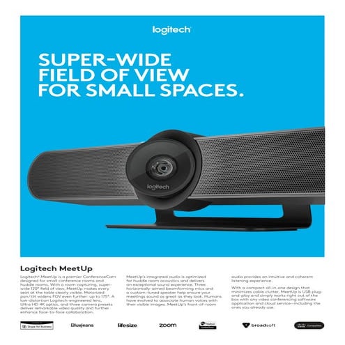 Logitech Meetupdatasheet | PDF