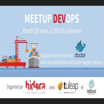 Meetup devops Geneva 20.03.18