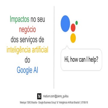 Inteligência Artificial nos negócios usando os serviços do Google AI