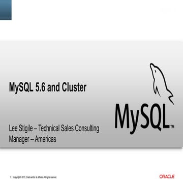 Meetup my sql5.6_cluster | PPT