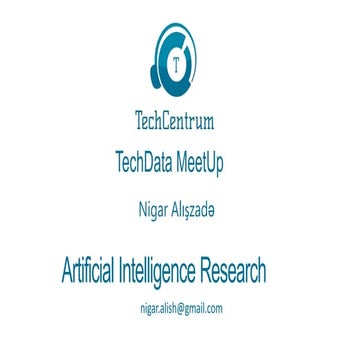 Artificial Intelligence Research